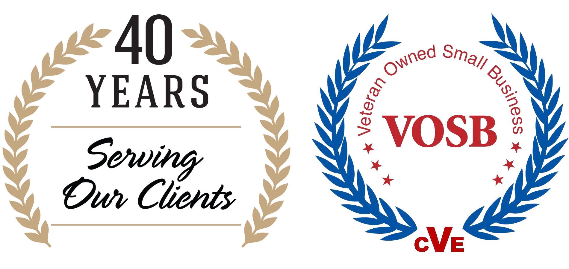 Combined 40 Year VOSB Logos
